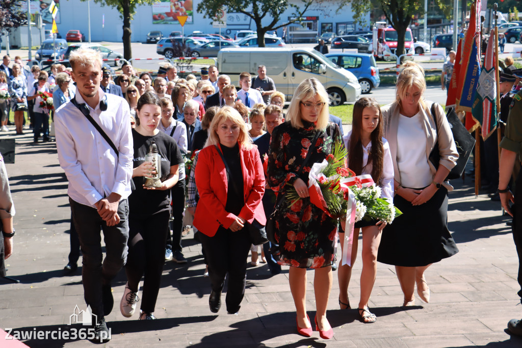 83. rocznica wybuchu II wojny - Zawiercie.