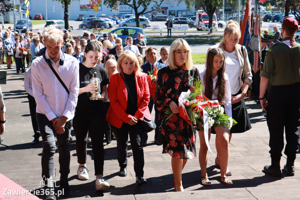 83. rocznica wybuchu II wojny - Zawiercie.