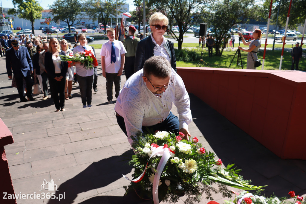 83. rocznica wybuchu II wojny - Zawiercie.