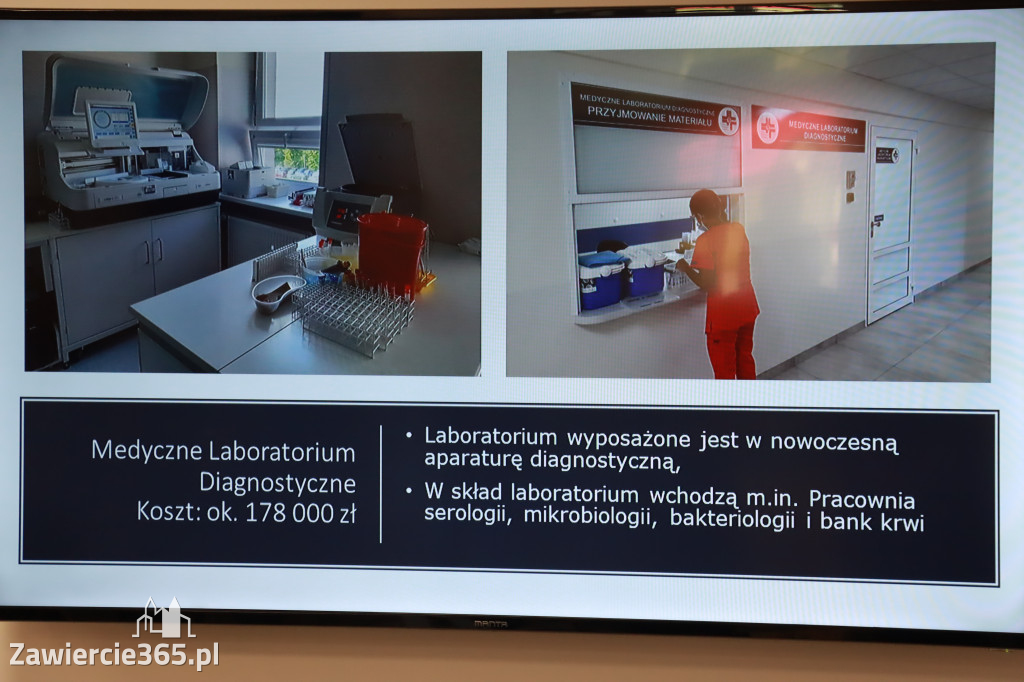 Uroczyste podsumowanie projektu Szpitalu w Zawierciu