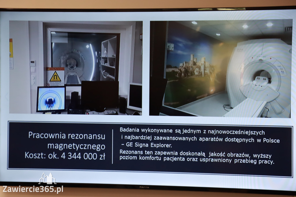 Uroczyste podsumowanie projektu Szpitalu w Zawierciu