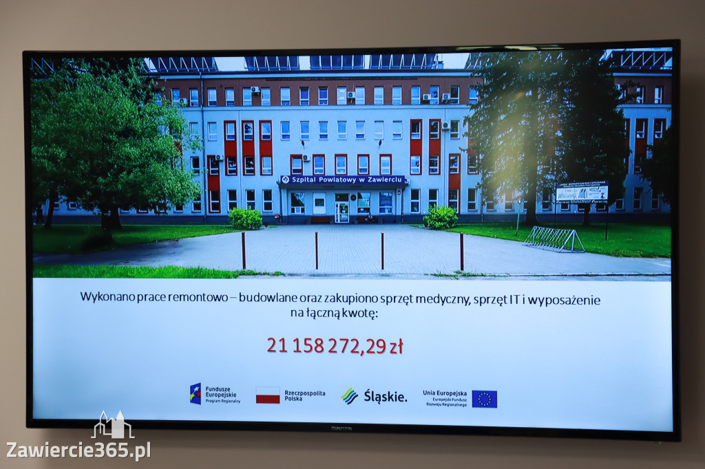 Uroczyste podsumowanie projektu Szpitalu w Zawierciu