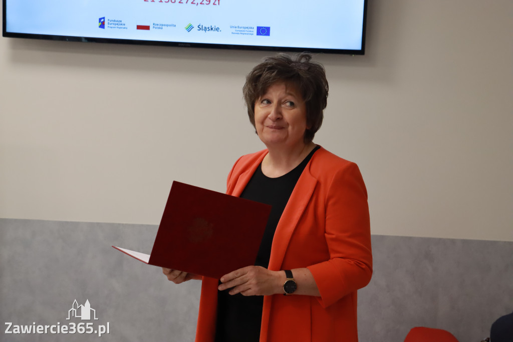 Uroczyste podsumowanie projektu Szpitalu w Zawierciu