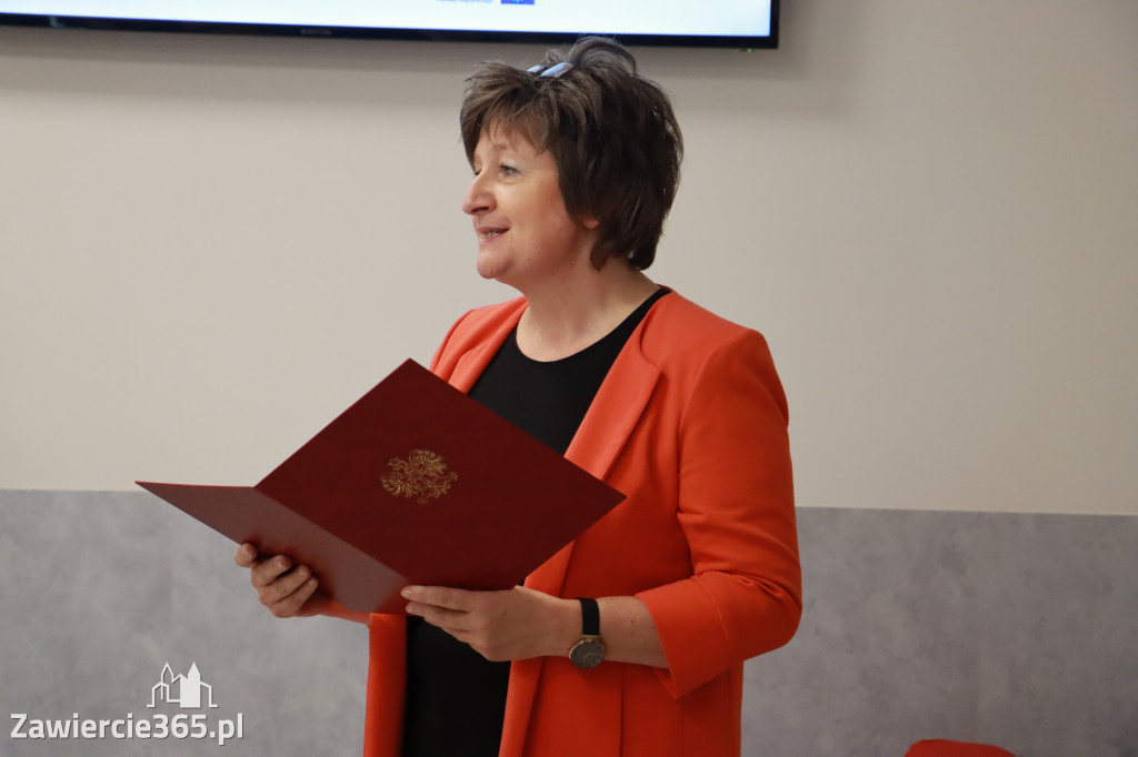 Uroczyste podsumowanie projektu Szpitalu w Zawierciu