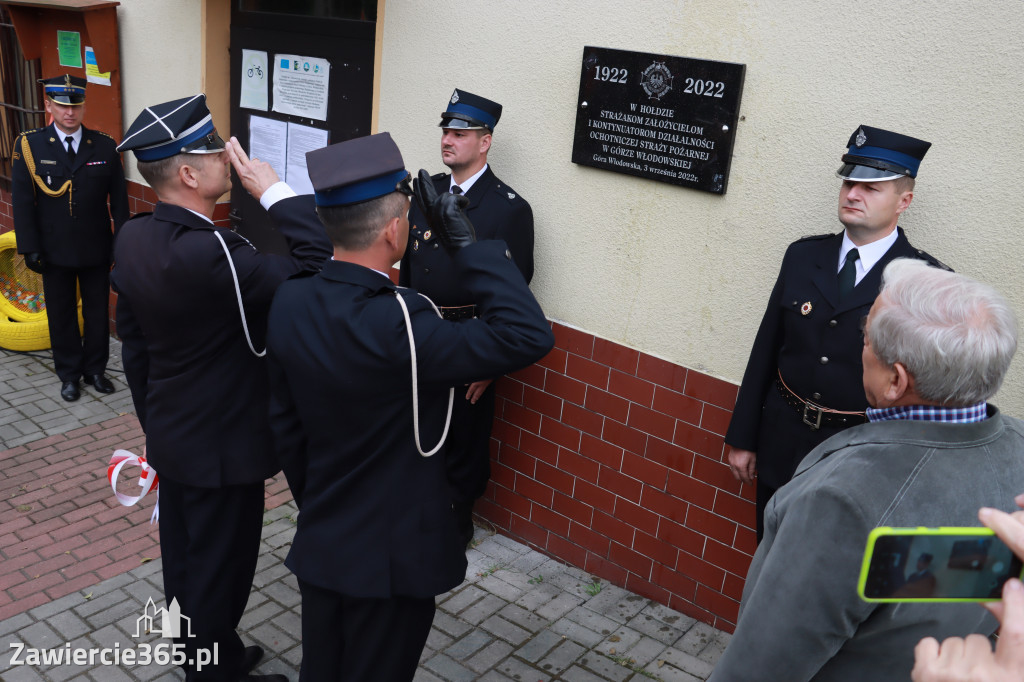 100-lecie OSP Góra Włodowska - Poświęcenie Tablicy