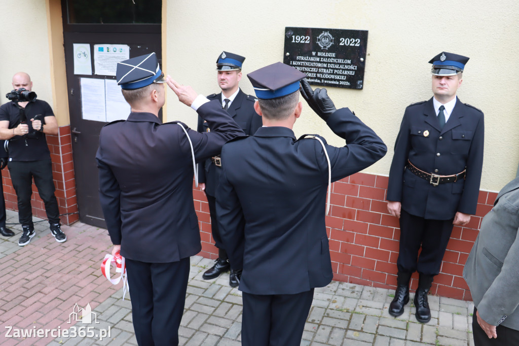 100-lecie OSP Góra Włodowska - Poświęcenie Tablicy