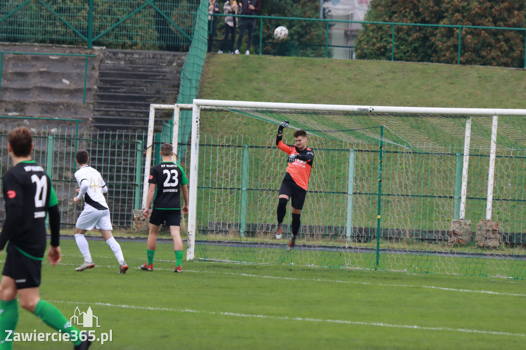 KP Warta Zawiercie nie sprostali GKS Szombierki Bytom i ulegli 0:3