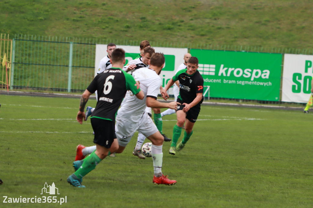 KP Warta Zawiercie nie sprostali GKS Szombierki Bytom i ulegli 0:3