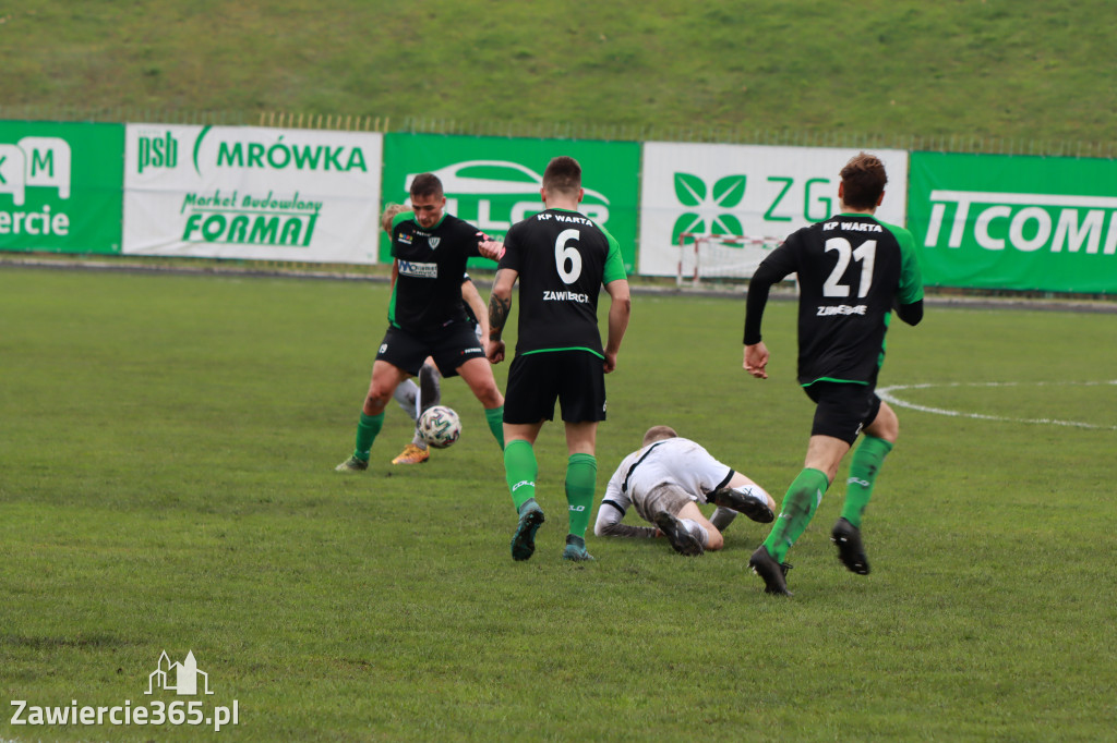 KP Warta Zawiercie nie sprostali GKS Szombierki Bytom i ulegli 0:3