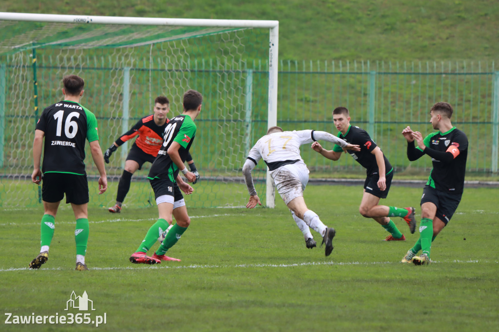 KP Warta Zawiercie nie sprostali GKS Szombierki Bytom i ulegli 0:3