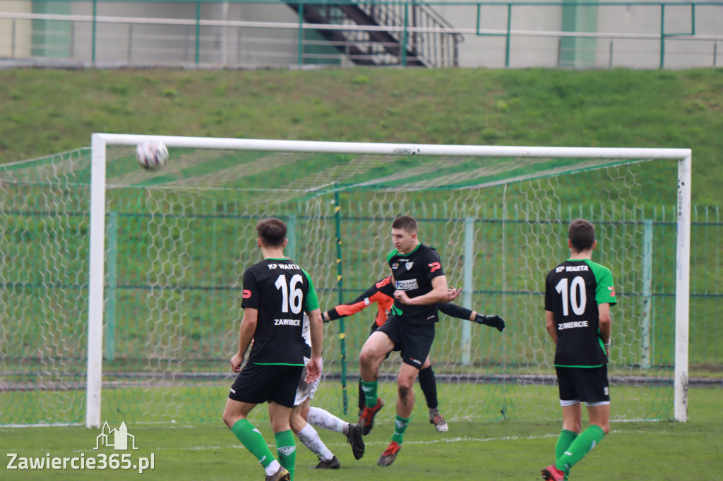 KP Warta Zawiercie nie sprostali GKS Szombierki Bytom i ulegli 0:3