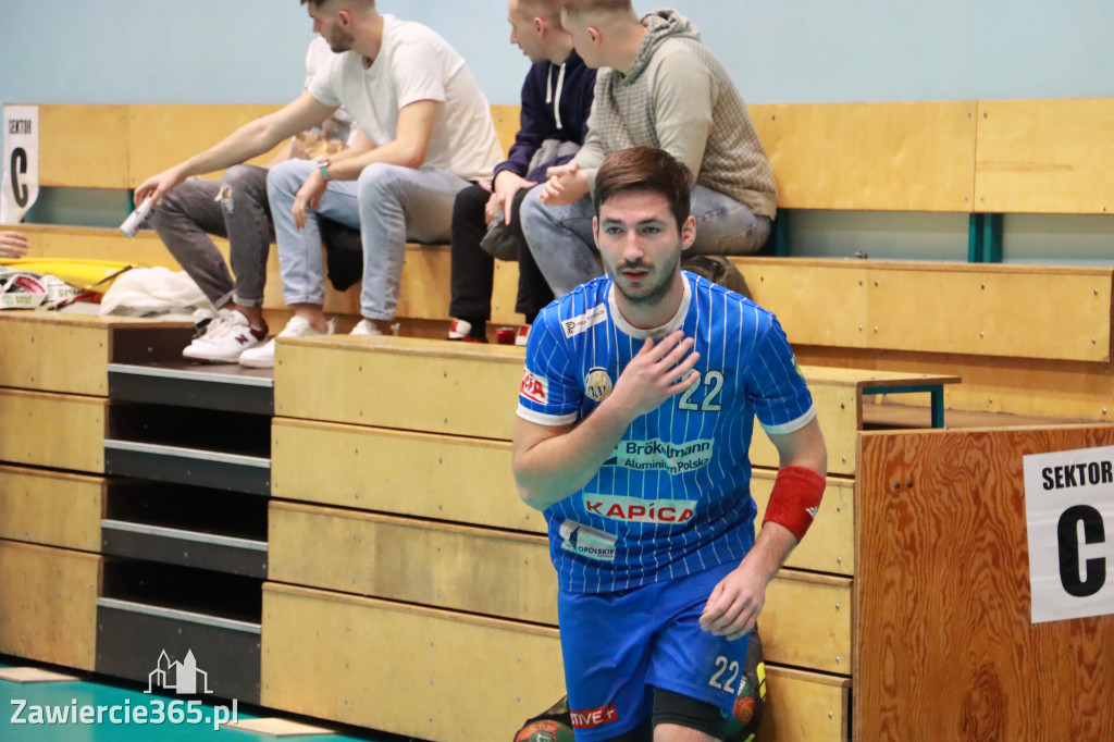 W piątej kolejce pierwszoligowych rozgrywek wygrywamy z ASPR Zawadzkie 38-28