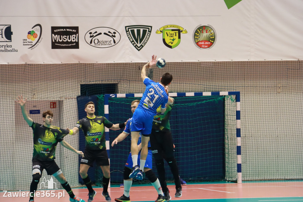 W piątej kolejce pierwszoligowych rozgrywek wygrywamy z ASPR Zawadzkie 38-28