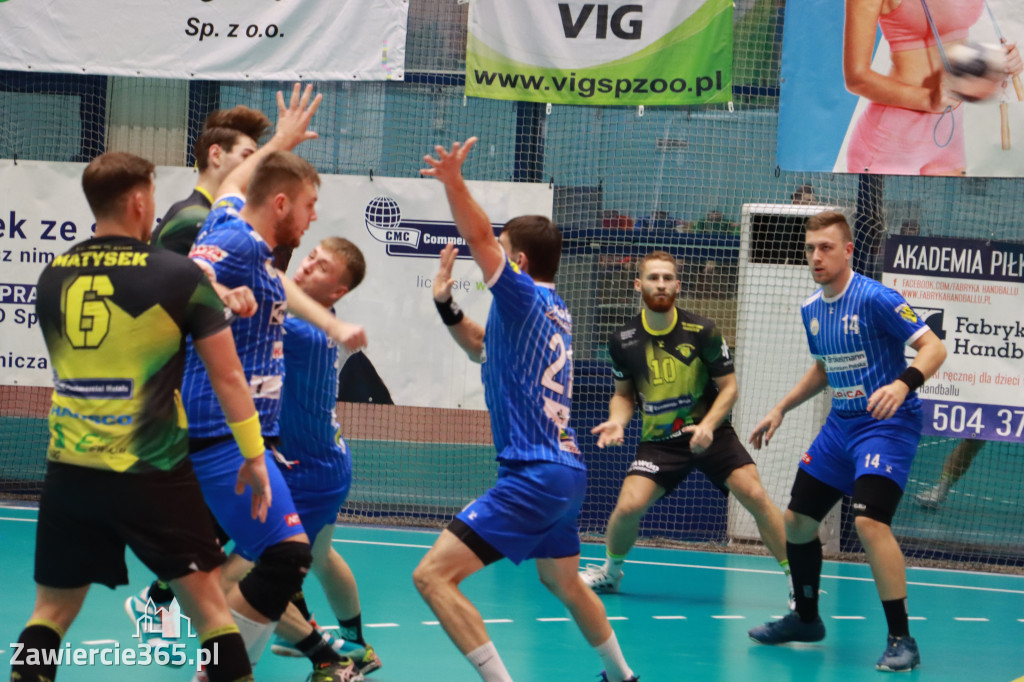 W piątej kolejce pierwszoligowych rozgrywek wygrywamy z ASPR Zawadzkie 38-28