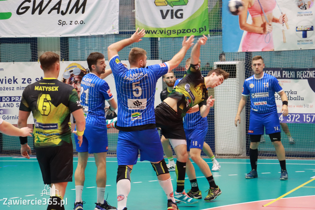 W piątej kolejce pierwszoligowych rozgrywek wygrywamy z ASPR Zawadzkie 38-28