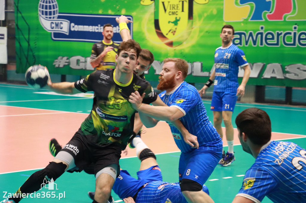 W piątej kolejce pierwszoligowych rozgrywek wygrywamy z ASPR Zawadzkie 38-28