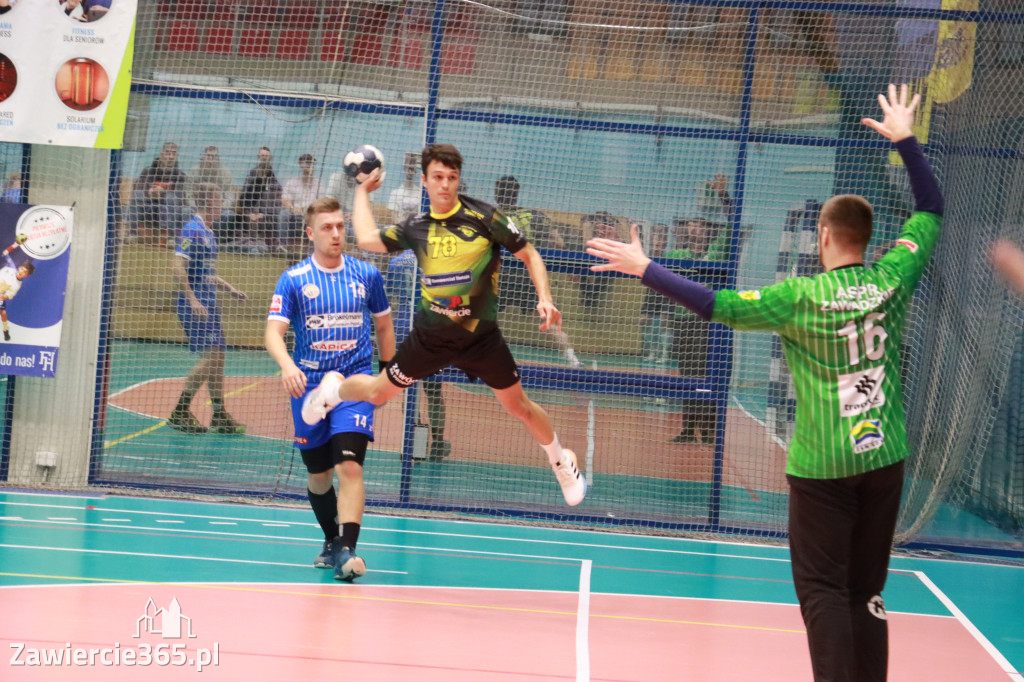 W piątej kolejce pierwszoligowych rozgrywek wygrywamy z ASPR Zawadzkie 38-28