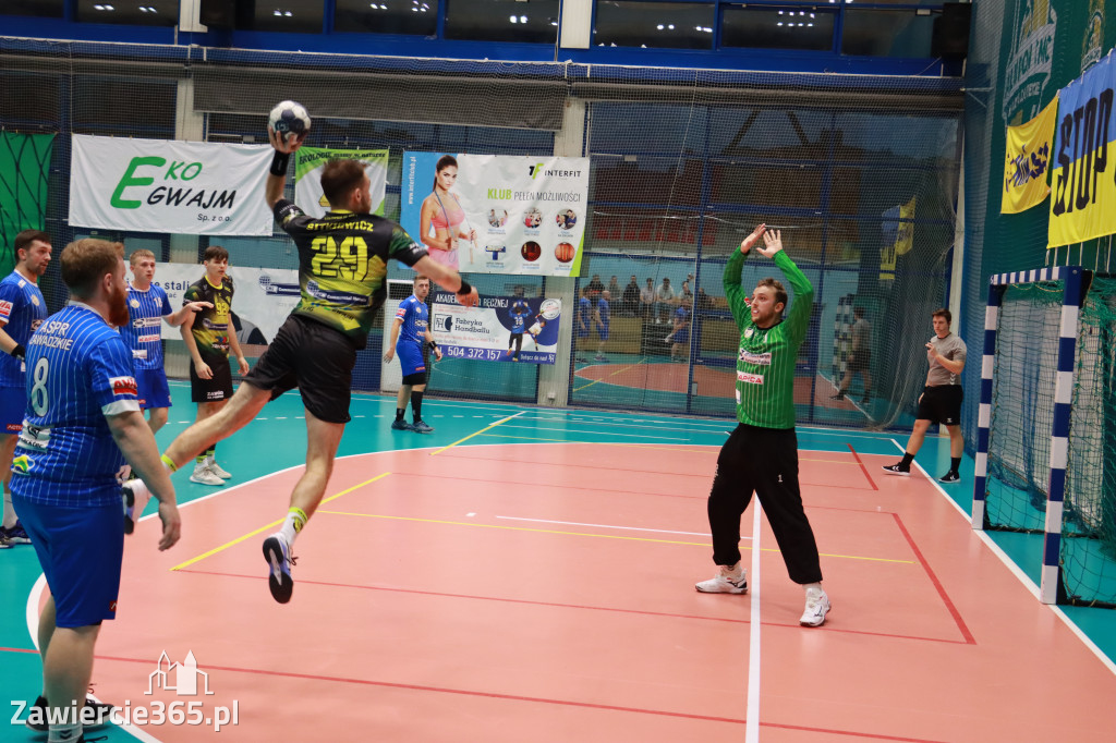 W piątej kolejce pierwszoligowych rozgrywek wygrywamy z ASPR Zawadzkie 38-28