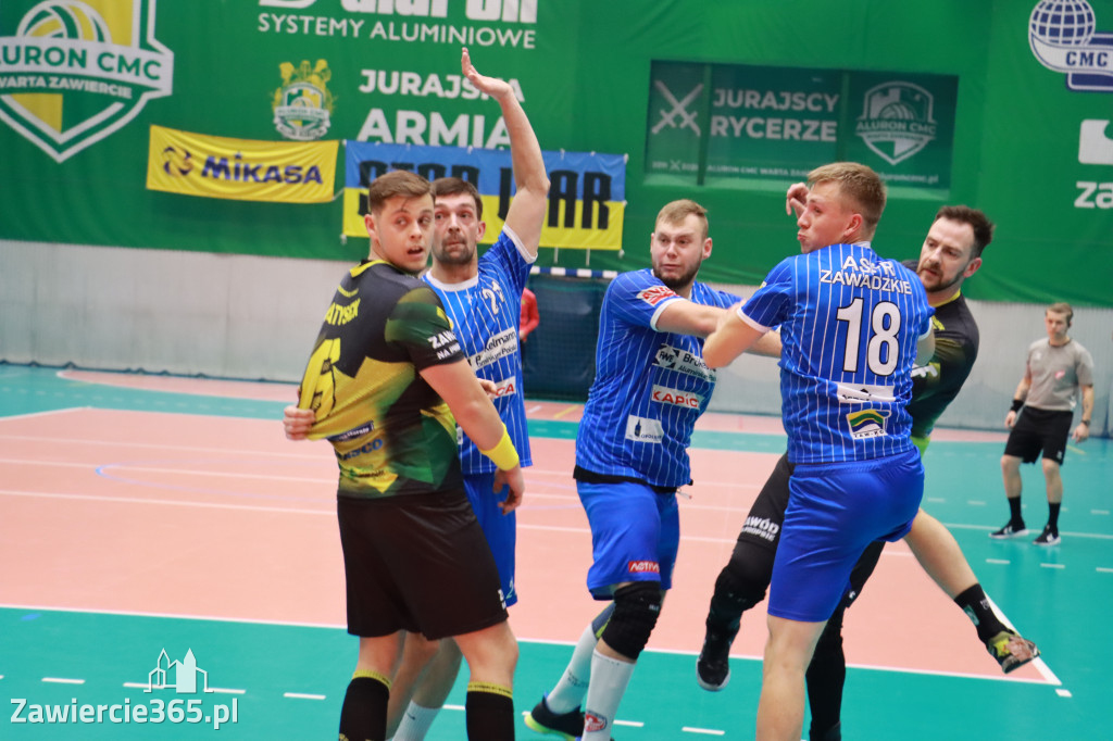 W piątej kolejce pierwszoligowych rozgrywek wygrywamy z ASPR Zawadzkie 38-28