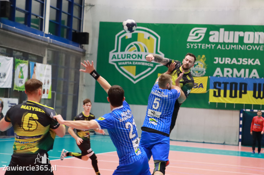 W piątej kolejce pierwszoligowych rozgrywek wygrywamy z ASPR Zawadzkie 38-28
