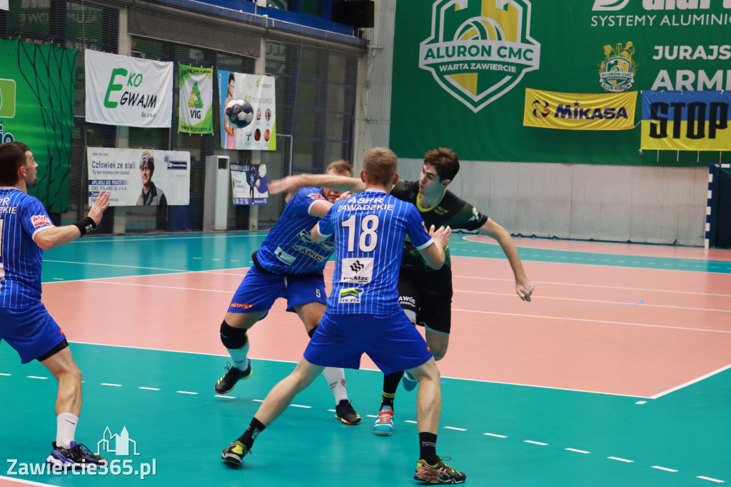 W piątej kolejce pierwszoligowych rozgrywek wygrywamy z ASPR Zawadzkie 38-28
