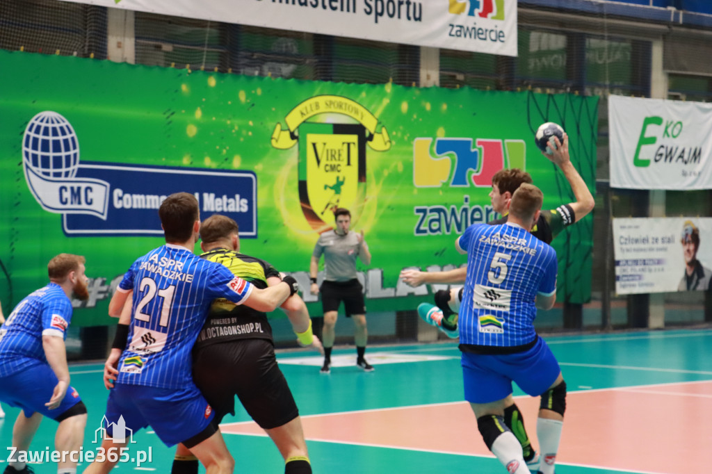 W piątej kolejce pierwszoligowych rozgrywek wygrywamy z ASPR Zawadzkie 38-28