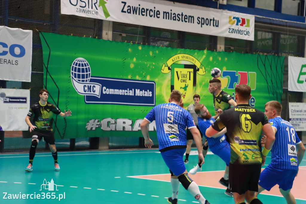 W piątej kolejce pierwszoligowych rozgrywek wygrywamy z ASPR Zawadzkie 38-28