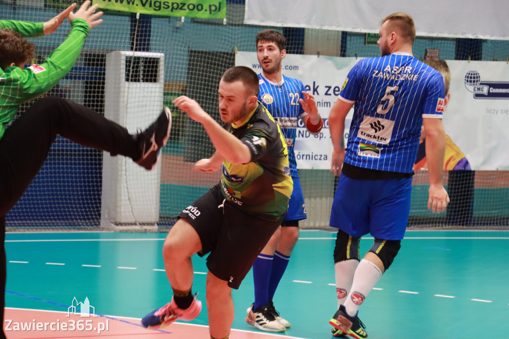 W piątej kolejce pierwszoligowych rozgrywek wygrywamy z ASPR Zawadzkie 38-28