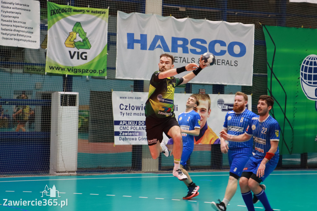 W piątej kolejce pierwszoligowych rozgrywek wygrywamy z ASPR Zawadzkie 38-28