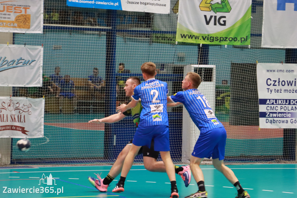 W piątej kolejce pierwszoligowych rozgrywek wygrywamy z ASPR Zawadzkie 38-28