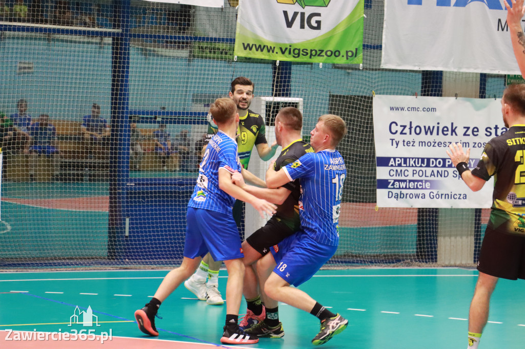 W piątej kolejce pierwszoligowych rozgrywek wygrywamy z ASPR Zawadzkie 38-28