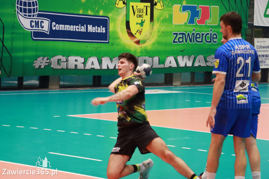 W piątej kolejce pierwszoligowych rozgrywek wygrywamy z ASPR Zawadzkie 38-28