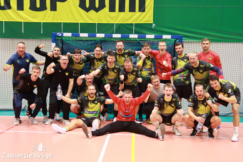 W piątej kolejce pierwszoligowych rozgrywek wygrywamy z ASPR Zawadzkie 38-28