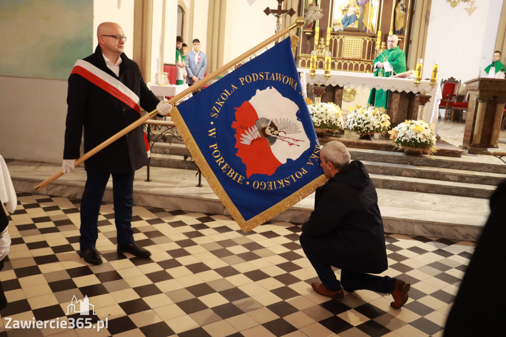 Fotorelacja - Poświęcenie Standaru Sp1 w Porębie