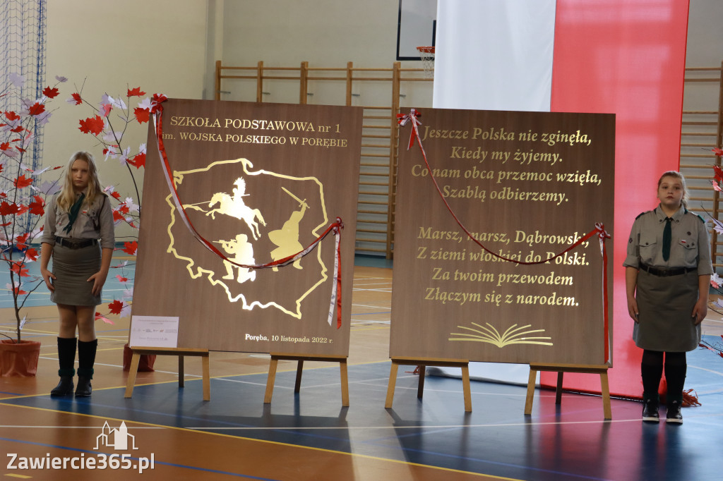 FOTORELACJA - Uroczystość Nadania Sztandaru Sp1 Poręba