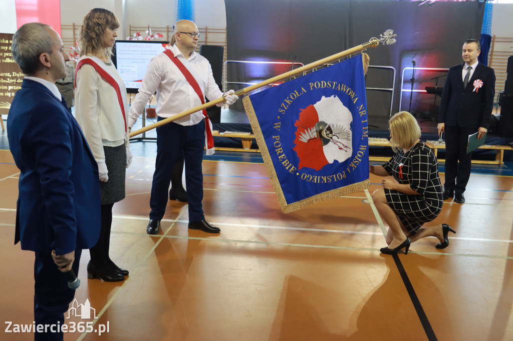 FOTORELACJA - Uroczystość Nadania Sztandaru Sp1 Poręba