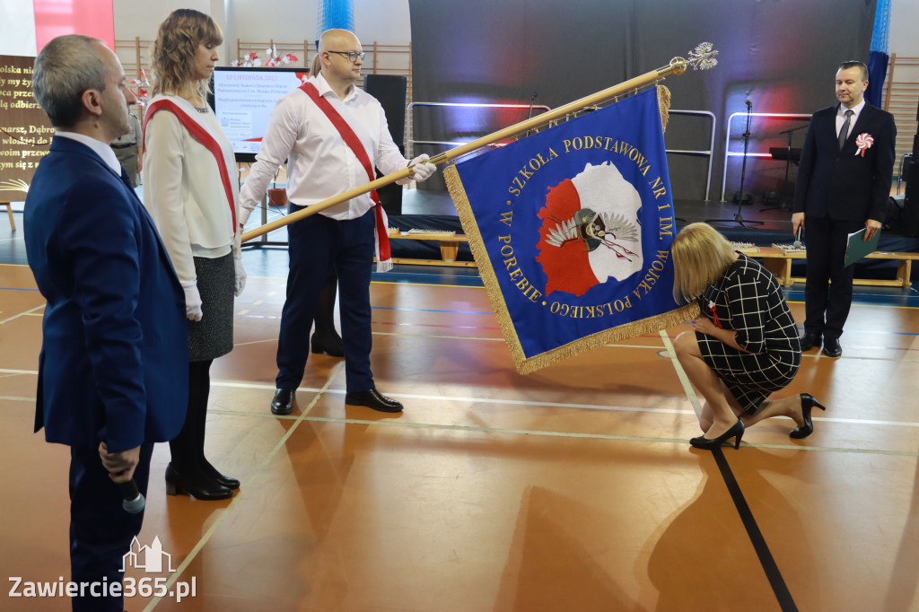 FOTORELACJA - Uroczystość Nadania Sztandaru Sp1 Poręba