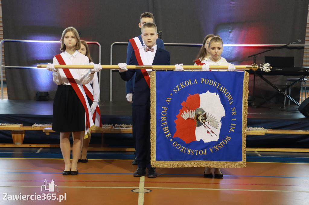 FOTORELACJA - Uroczystość Nadania Sztandaru Sp1 Poręba