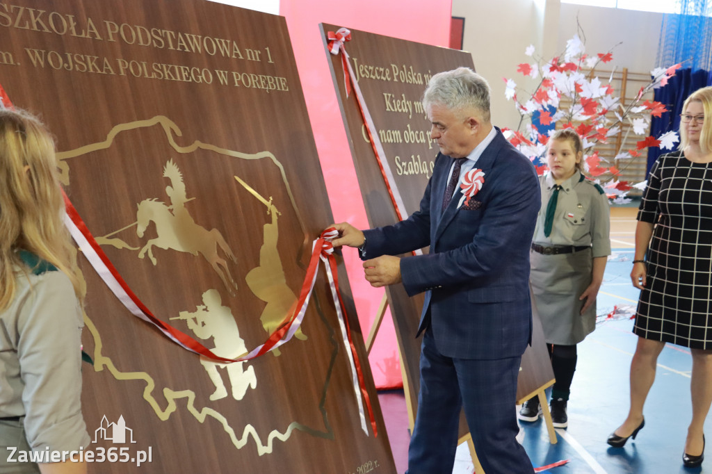 FOTORELACJA - Uroczystość Nadania Sztandaru Sp1 Poręba