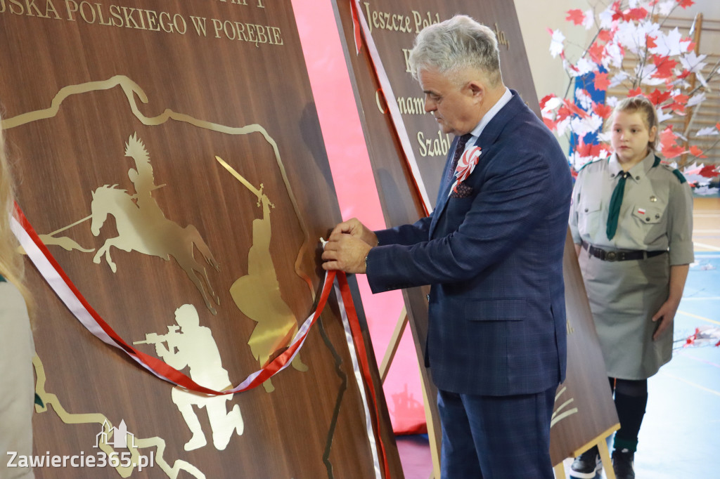 FOTORELACJA - Uroczystość Nadania Sztandaru Sp1 Poręba