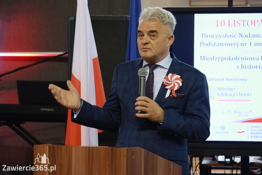 FOTORELACJA - Uroczystość Nadania Sztandaru Sp1 Poręba