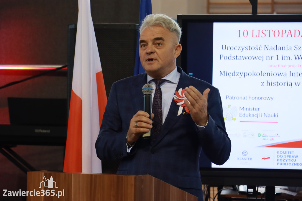 FOTORELACJA - Uroczystość Nadania Sztandaru Sp1 Poręba