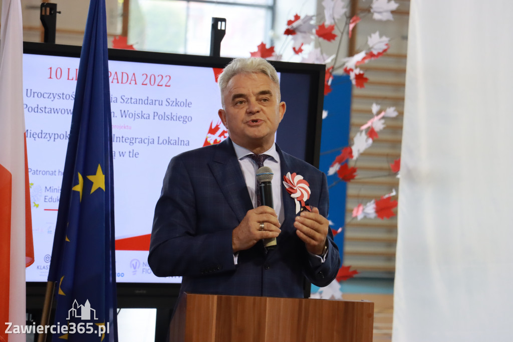 FOTORELACJA - Uroczystość Nadania Sztandaru Sp1 Poręba