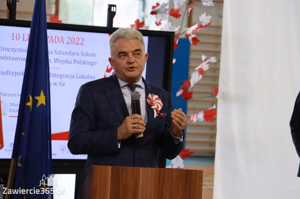 FOTORELACJA - Uroczystość Nadania Sztandaru Sp1 Poręba