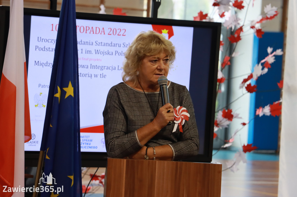 FOTORELACJA - Uroczystość Nadania Sztandaru Sp1 Poręba