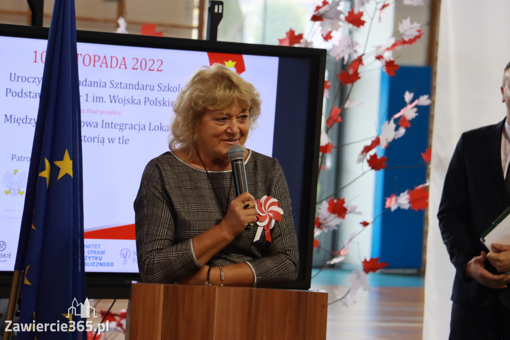 FOTORELACJA - Uroczystość Nadania Sztandaru Sp1 Poręba