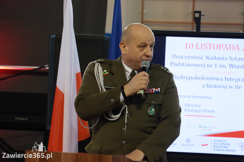 FOTORELACJA - Uroczystość Nadania Sztandaru Sp1 Poręba