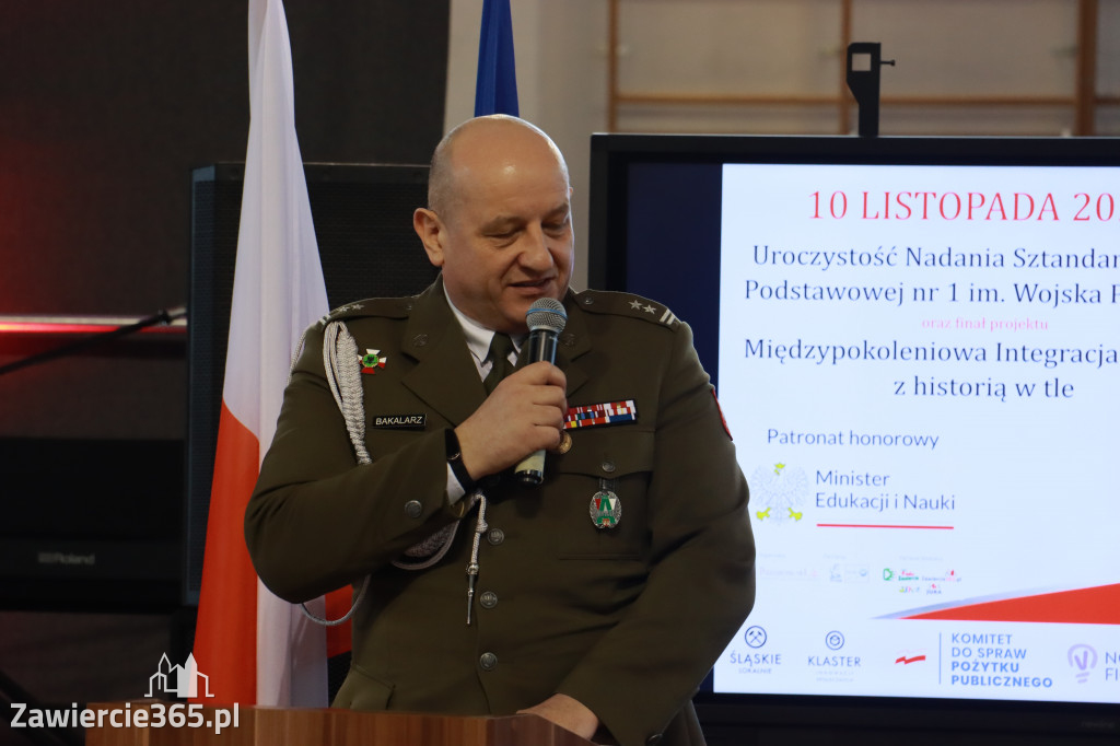 FOTORELACJA - Uroczystość Nadania Sztandaru Sp1 Poręba
