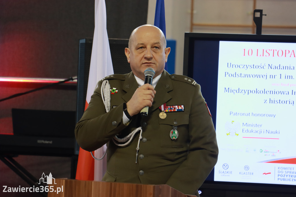 FOTORELACJA - Uroczystość Nadania Sztandaru Sp1 Poręba