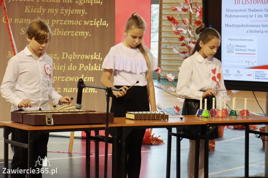 FOTORELACJA - Uroczystość Nadania Sztandaru Sp1 Poręba